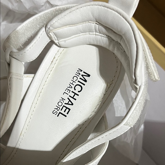 Michael Kors White Strappy Heels - Picture 4 of 12